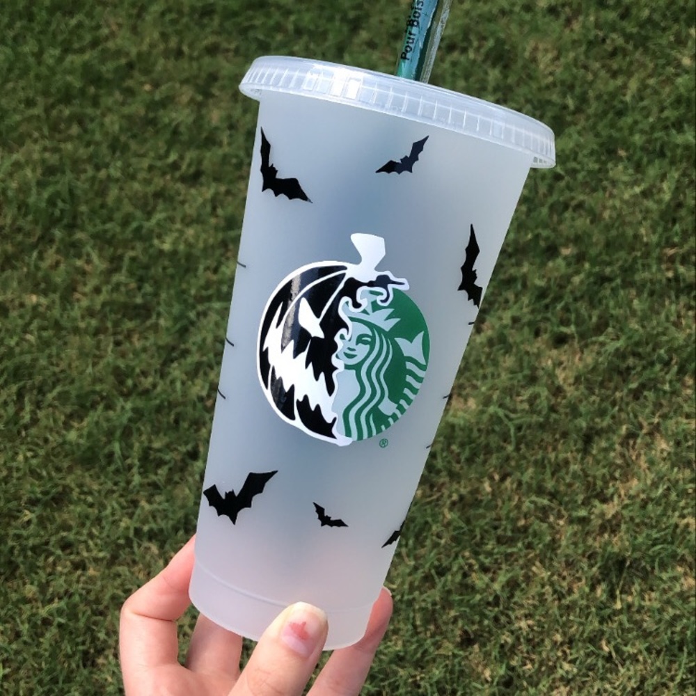 Jack Skellington and boogie man Starbucks cold cup - Picture 2 of 2